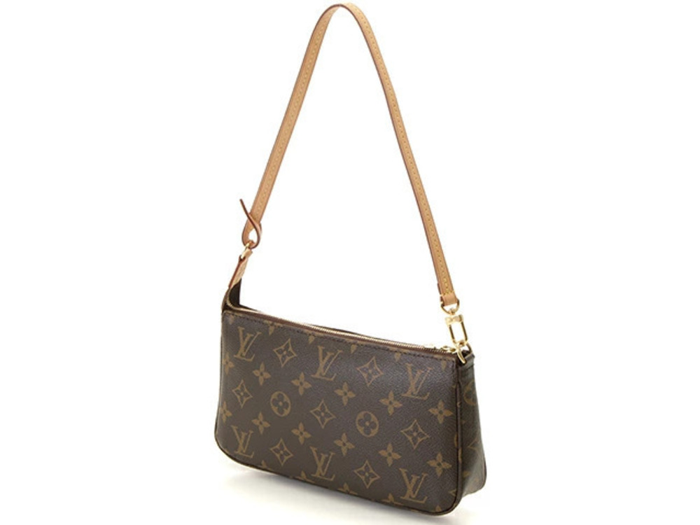 Louis Vuitton Pochette Monogram Accessoires Brown